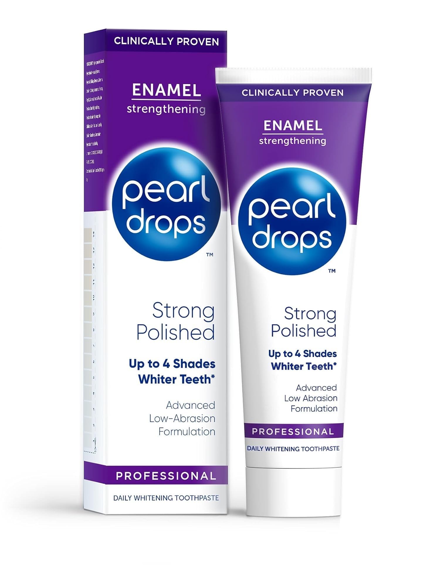 Pearl Drops Strong White, parfum menthe polie, arôme frais pour un souffle rafraîchi