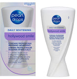 Pearl Drops Hollywood Smile, dentifrice éclaircissant, pour un sourire frais et jusqu’à deux teintes plus blanches.