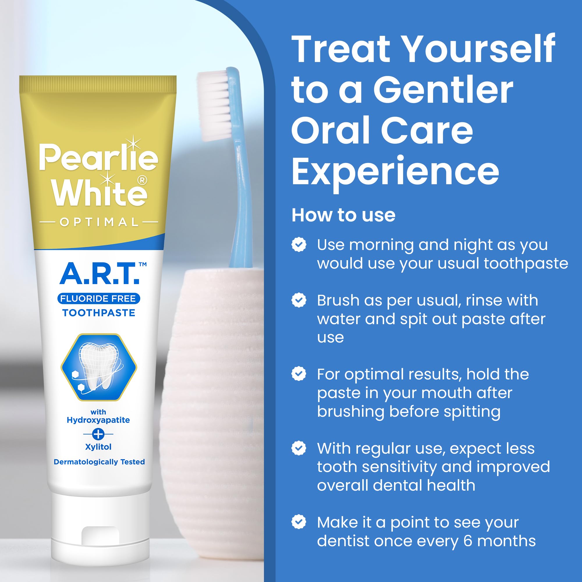 Dentifrice Pearlie White de marque singapourienne, sans cruauté envers les animaux.