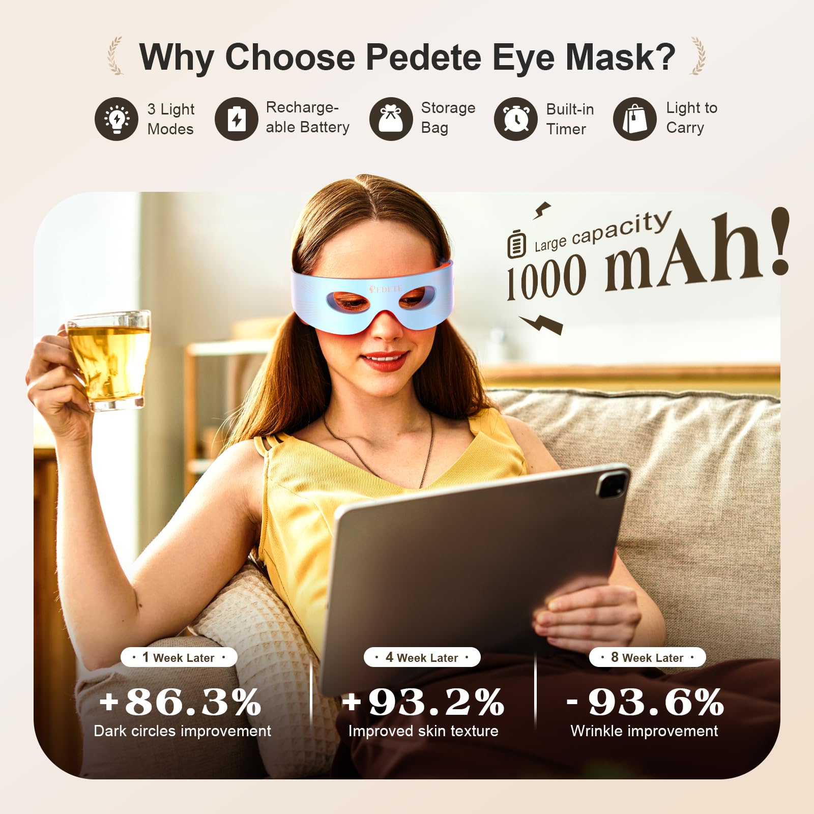 Pedete masque-yeux-utilisation-10-min: utilisation rapide pour une routine quotidienne pratique.