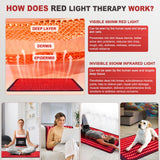 Pedete tapis rouge sur epaule pour assouplissement et bien-etre quotidien.