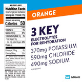Pedialyte poudre électrolyte adaptée pour enfants et adultes, rééquilibre des électrolytes.