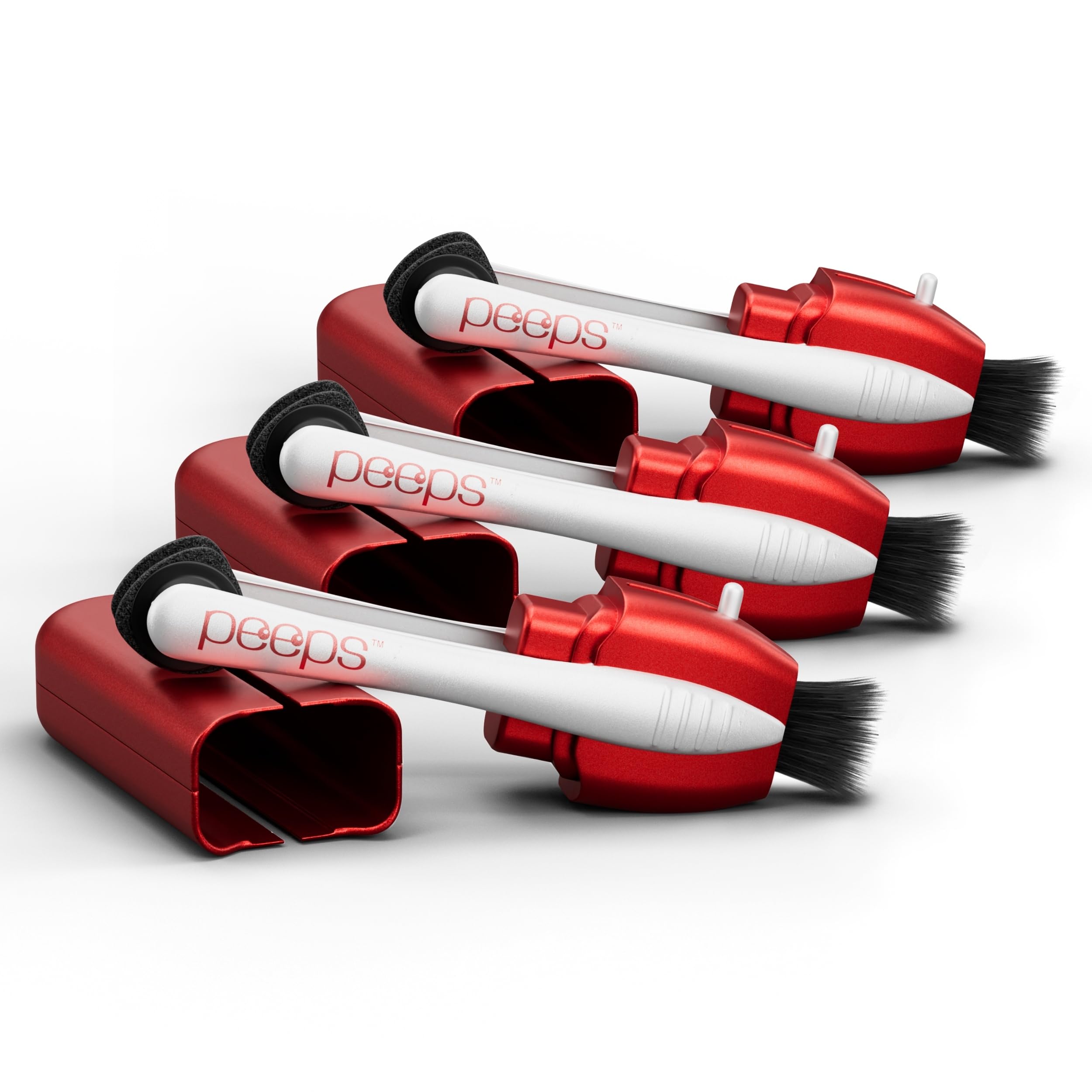 Peeps CarbonKlean bouteille rouge, nettoyage efficace des verres en déplacement