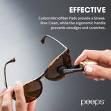 NASA utilise Peeps CarbonKlean pour nettoyer les verres sans traces.