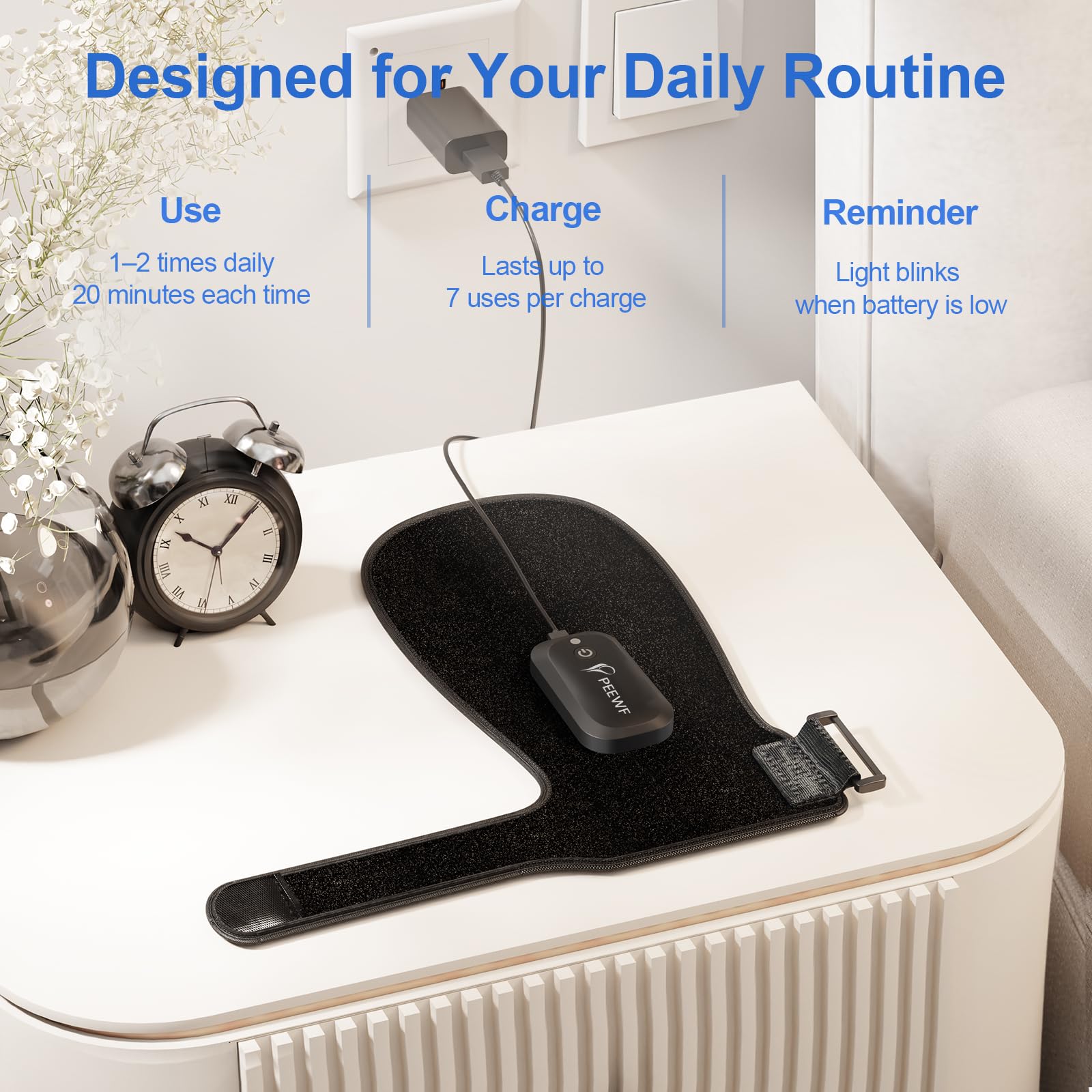 PEEWF gant en main, prise en main simple et efficace pour l’activité.