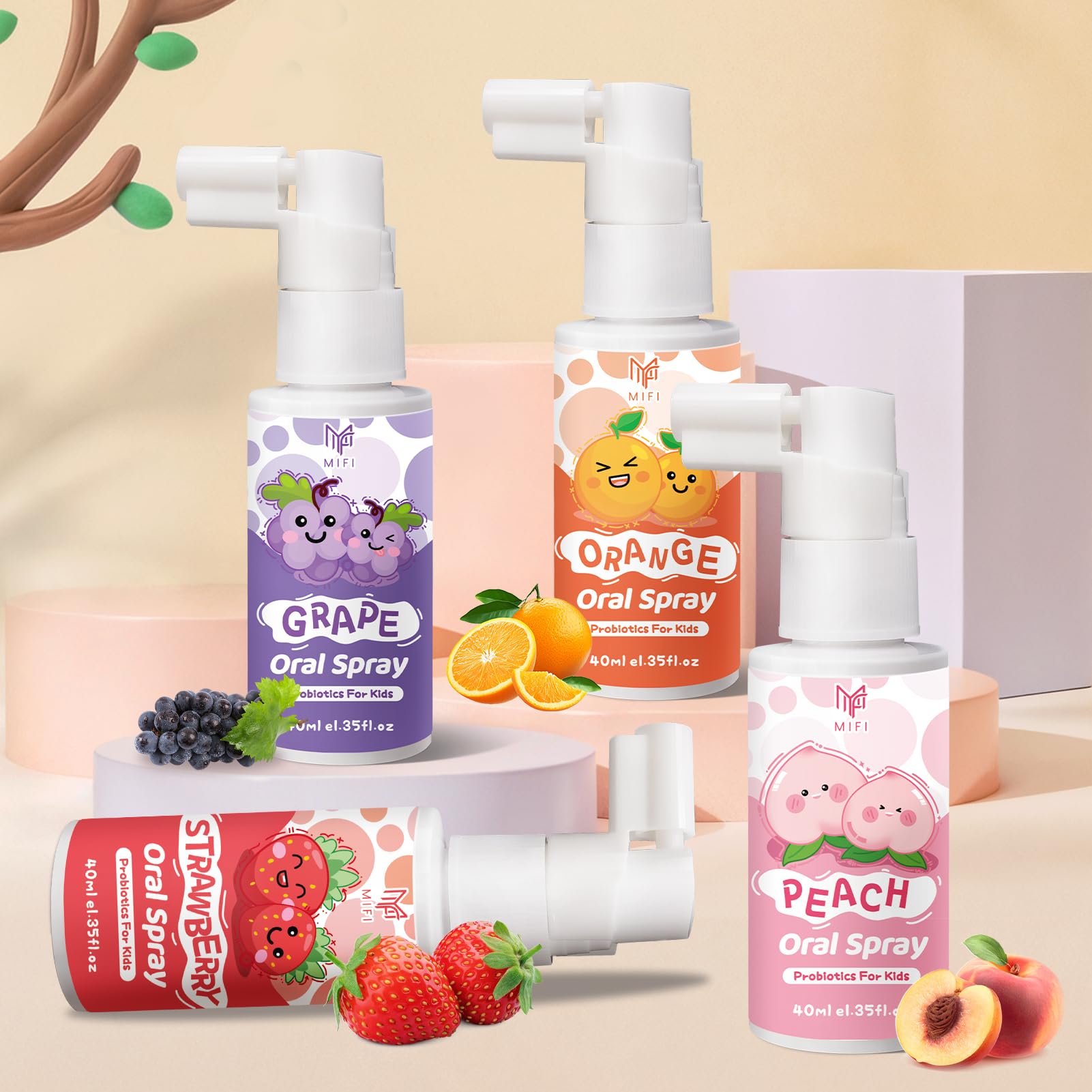 PEGO etui voyage orange, étui anti-fuite pour emporter le spray.