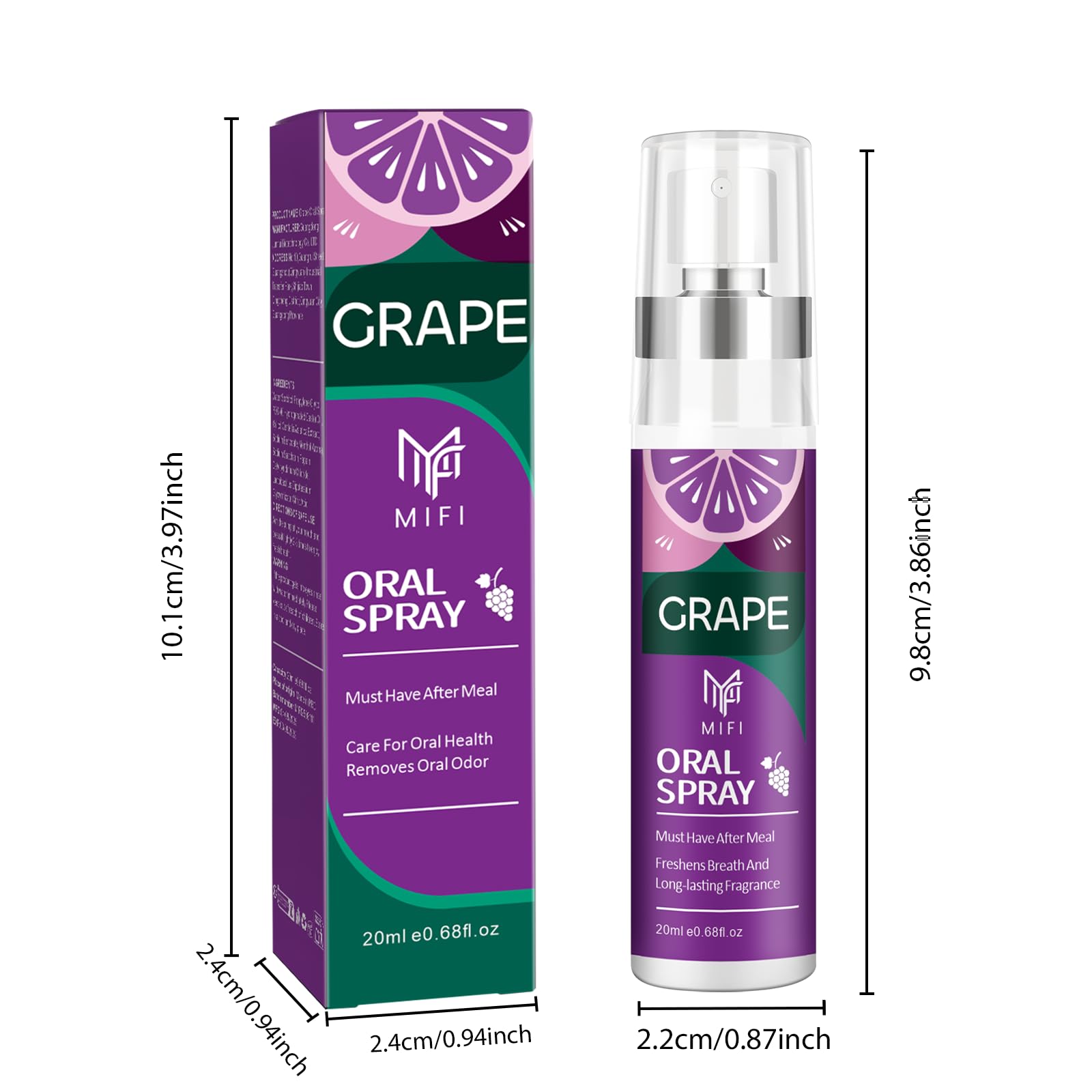 PEGO spray buccal bouteille 20 ml, format compact et discret