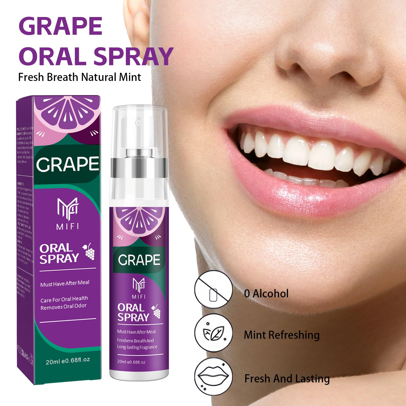 PEGO spray buccal menthe, pack 2, haleine fraîche en déplacement