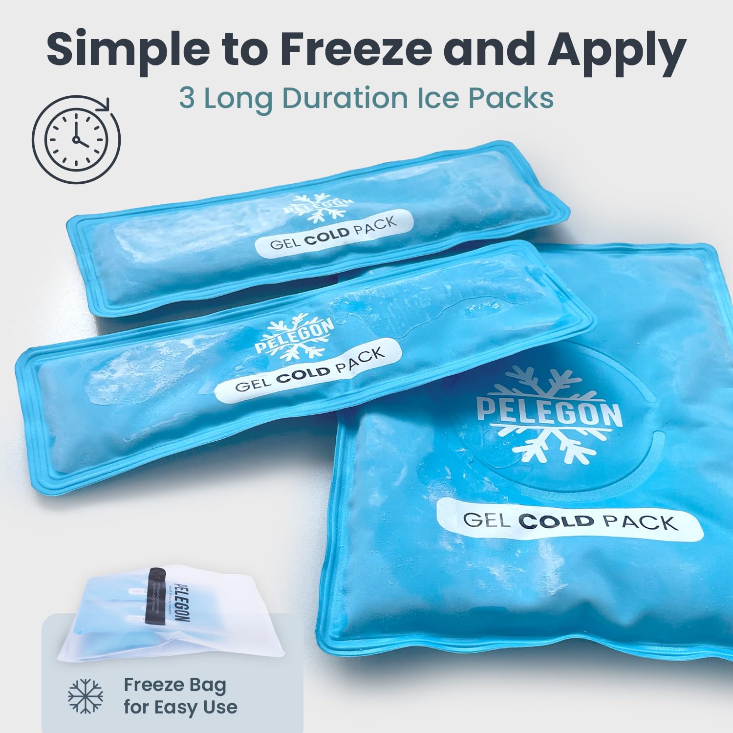 PELEGON Confort genou-moulage parfait s'adapte à l'articulation pour une sensation naturelle.