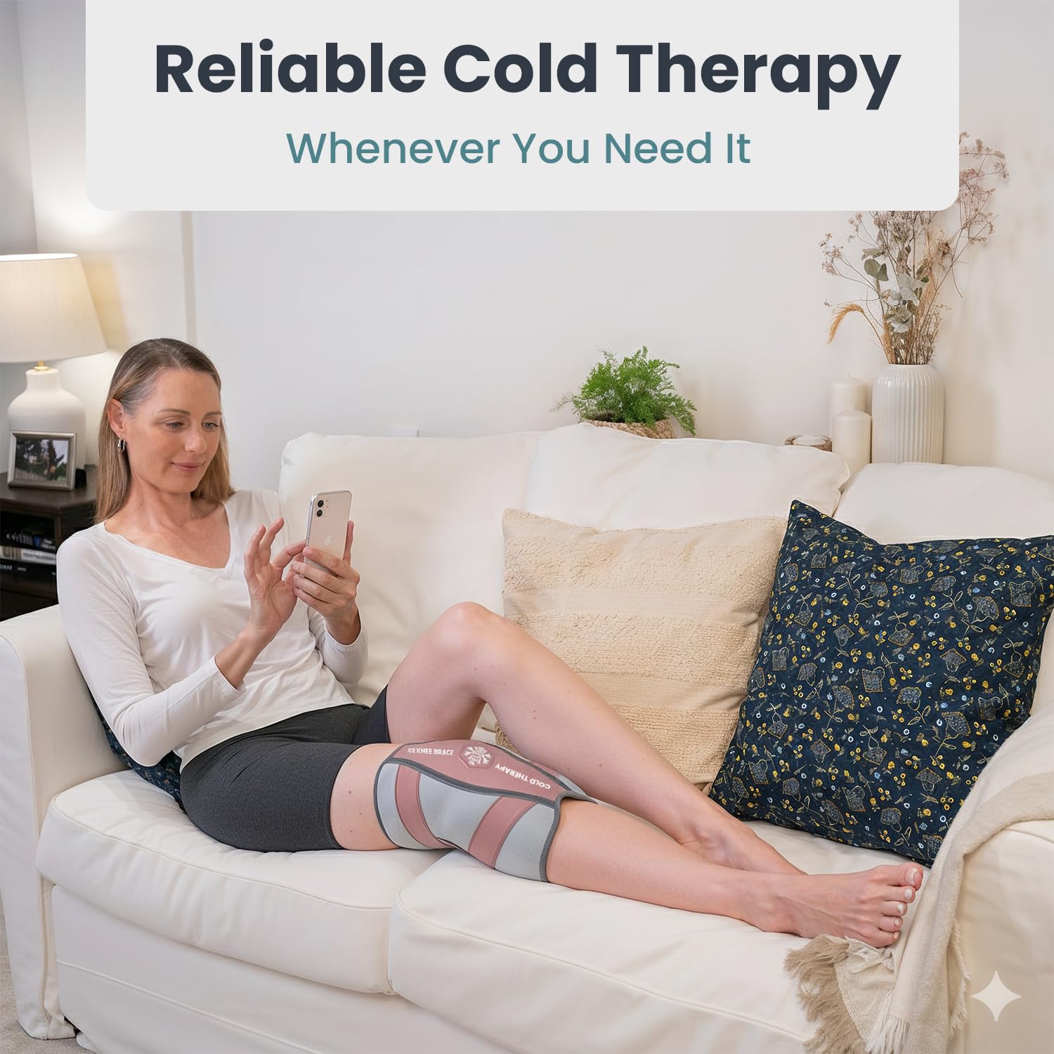 PELEGON Genou: utilisation post-chirurgie pour un froid durable et efficace.