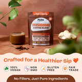 Pella Nutrition Café champignons — tramète versicolore pour une touche naturelle enrichissante.