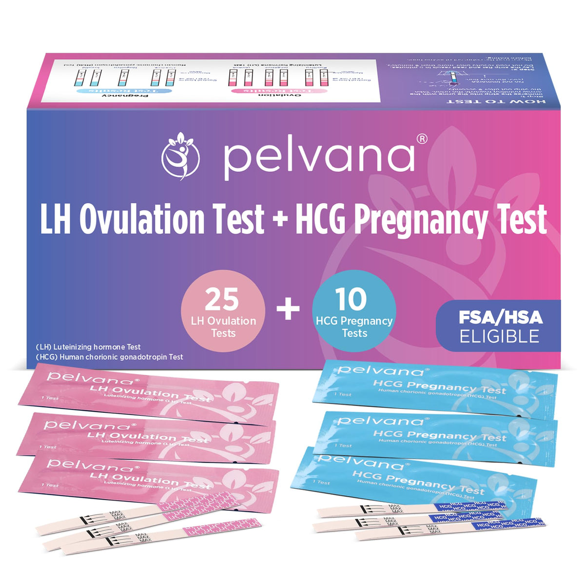 Pelvana: bande-test ovulation LH, repère le pic de fertilité à domicile.