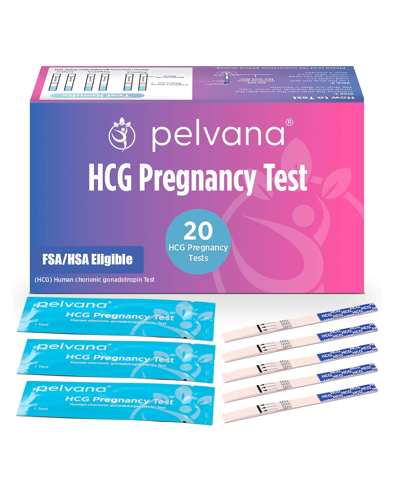 Pelvana bandelette de test – immersion d’urine en 5 secondes, résultats en 5 minutes.