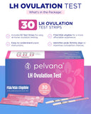 Pelvana: ensemble de 30 bandes-test LH pour repérer le pic fertile.