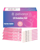 Pelvana: boîte de 30 bandes-test LH pour suivre votre fertilité facilement.