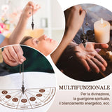 Pendule cuivre Reiki outil de guérison énergétique et intuition.