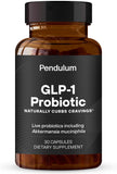 Pendulum GLP-1 Probiotic: bouteille de capsules pour l'équilibre intestinal et l'appétit.