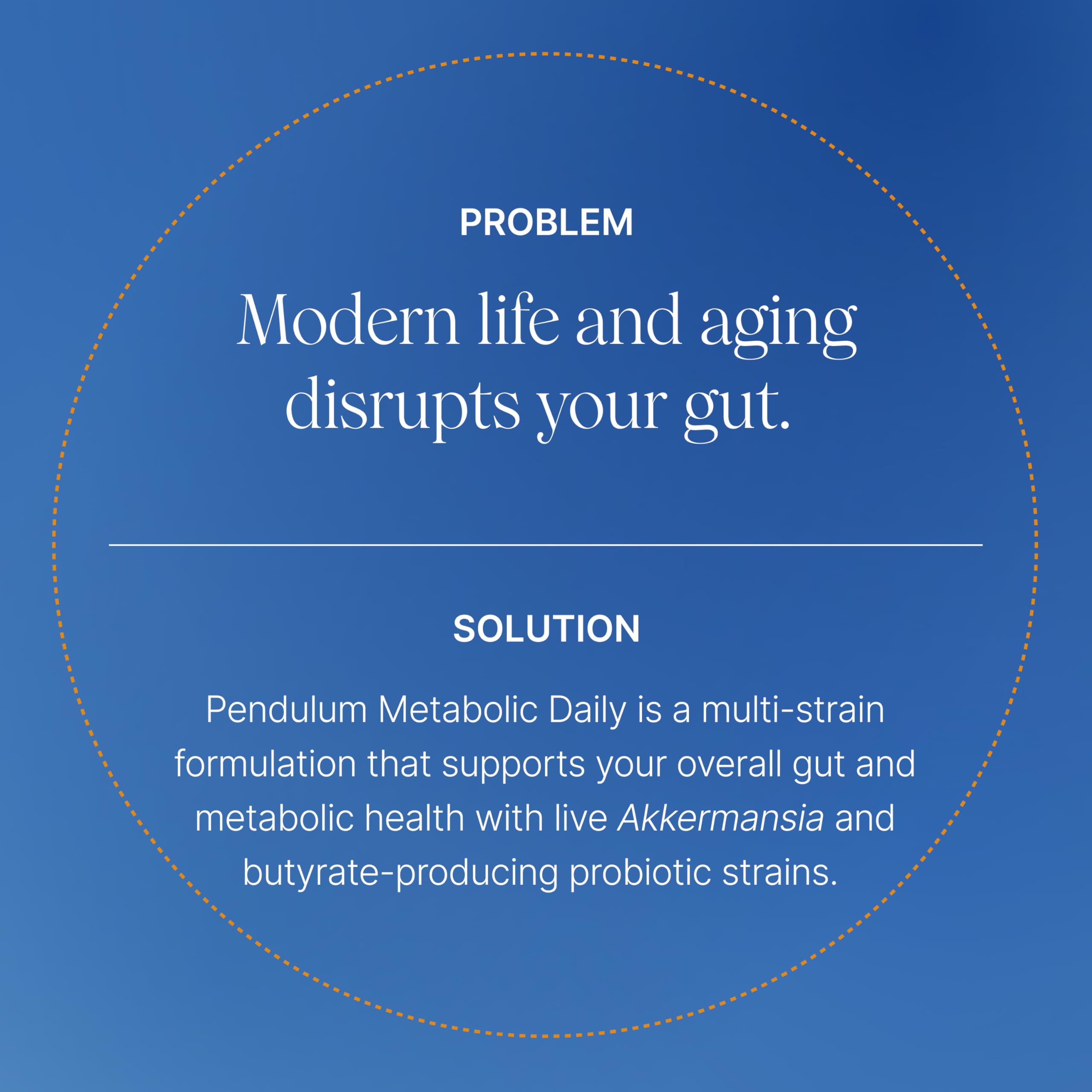 Pendulum Metabolic Daily – boîte carton soignée, traçabilité et contrôle qualité pour votre sérénité.
