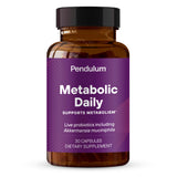 Pendulum Metabolic Daily – bouteille et gélules, soutient le métabolisme et l'énergie au quotidien.