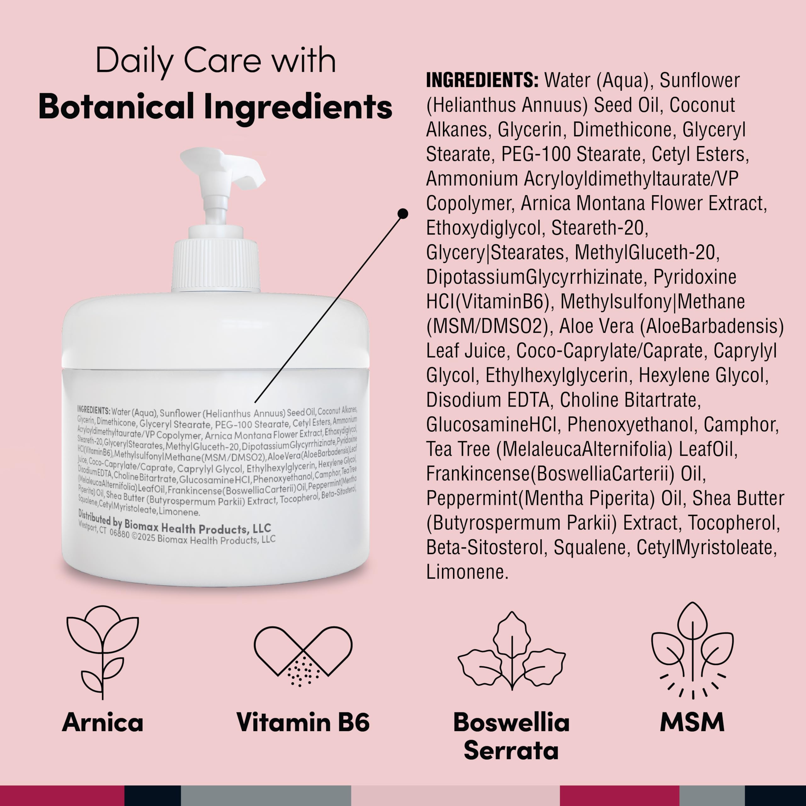 Penetrex Lotion texture lisse et fluide couvre facilement les zones étendues.