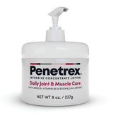 Penetrex Lotion thérapie articulations et muscles montre une application ciblée soulageant les tensions quotidiennes.