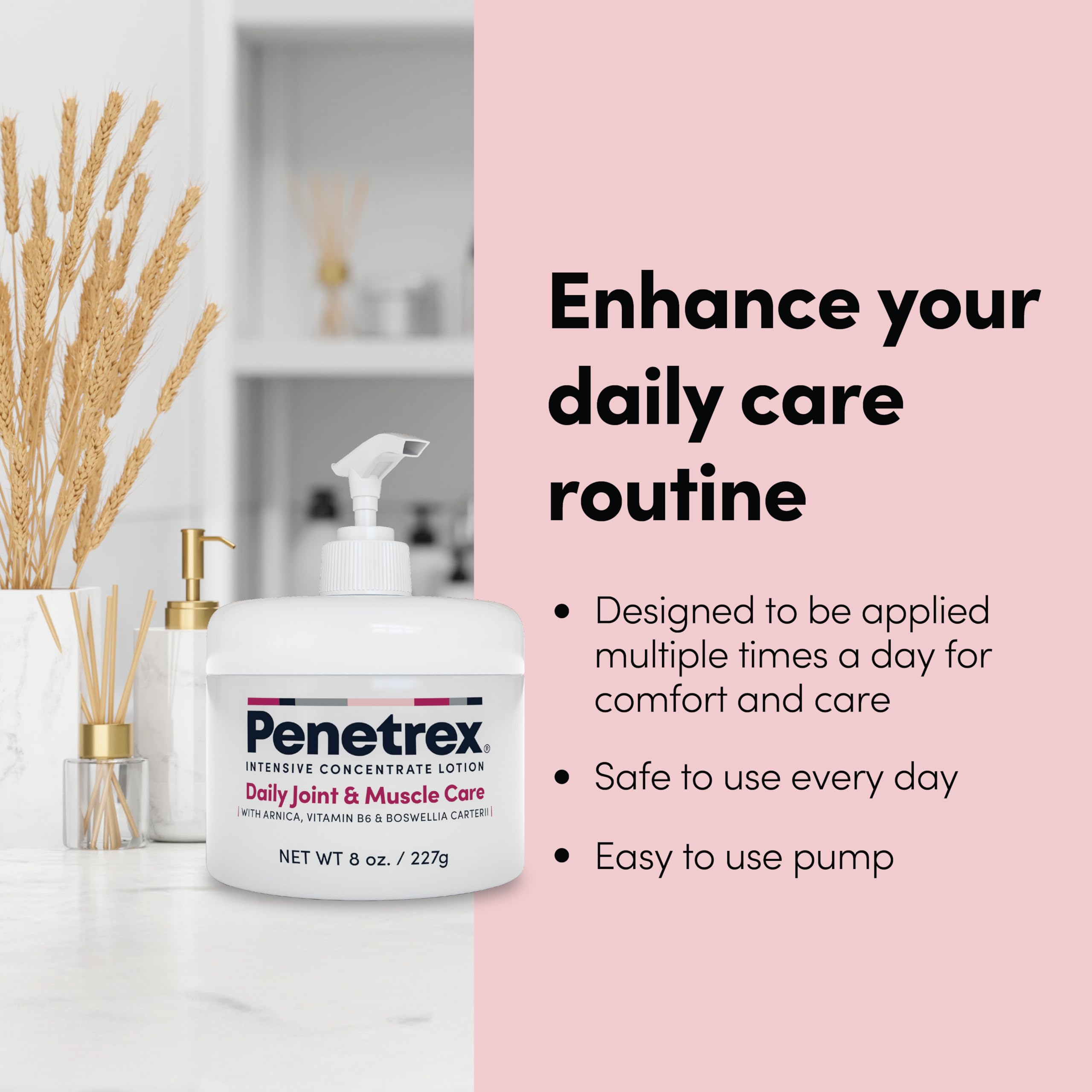 Penetrex Lotion usage quotidien pour tout le corps et une routine simple.