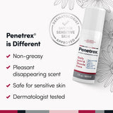 MSM, vitamine B6 et Boswellia dans Penetrex pour le soutien musculaire et articulaire.