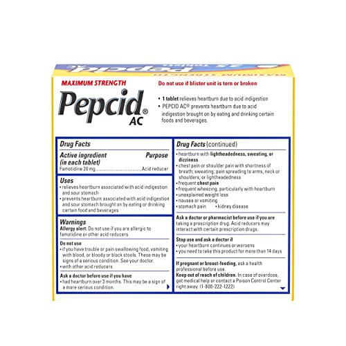 Adultes et enfants à partir de 12 ans peuvent utiliser Pepcid AC.