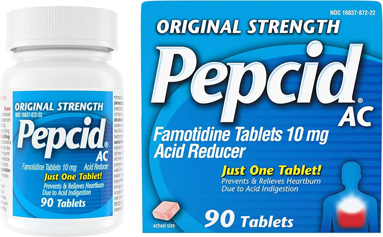 Pepcid AC offre un confort digestif après les repas.
