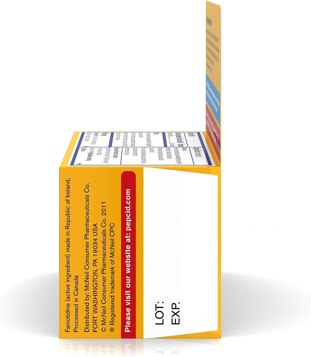 Emballage Pepcid AC CSC24 sur étagère, pratique pour maison et cabinet