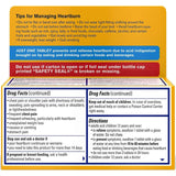 Notice Pepcid AC CSC24 montrant dosage et conseils d’utilisation