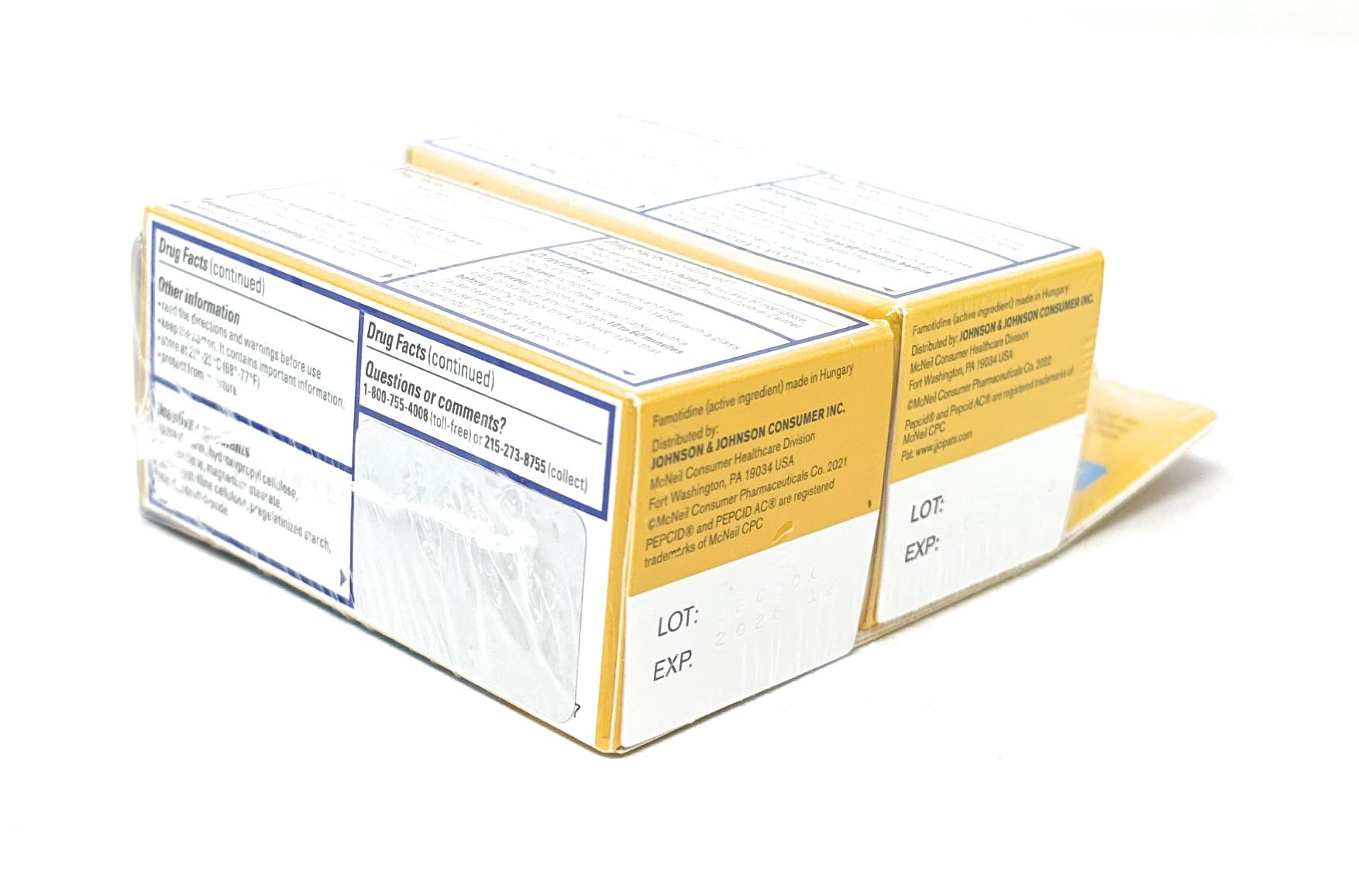 Pepcid AC Forte – pochette portable et format pratique.