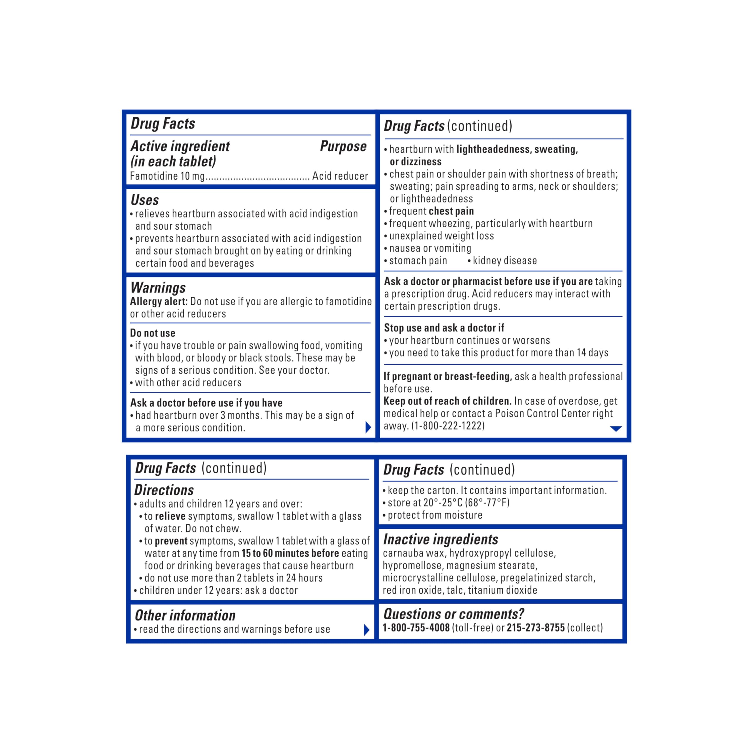 Pepcid AC Original – Emploi discret et portable.