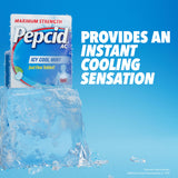 Pepcid AC relief brûlures estomac rapide après dîner copieux