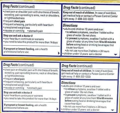 Comprimés Pepcid AC faciles à avaler, pratique pour un usage pratique après les repas.