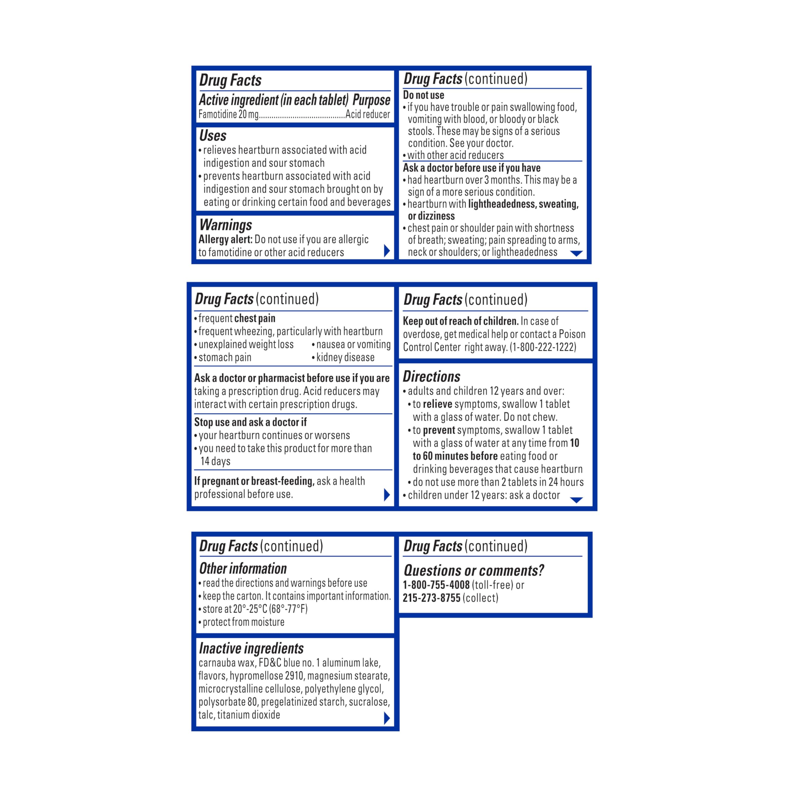 Pepcid AC utilisation quotidienne pratique à domicile ou en déplacement