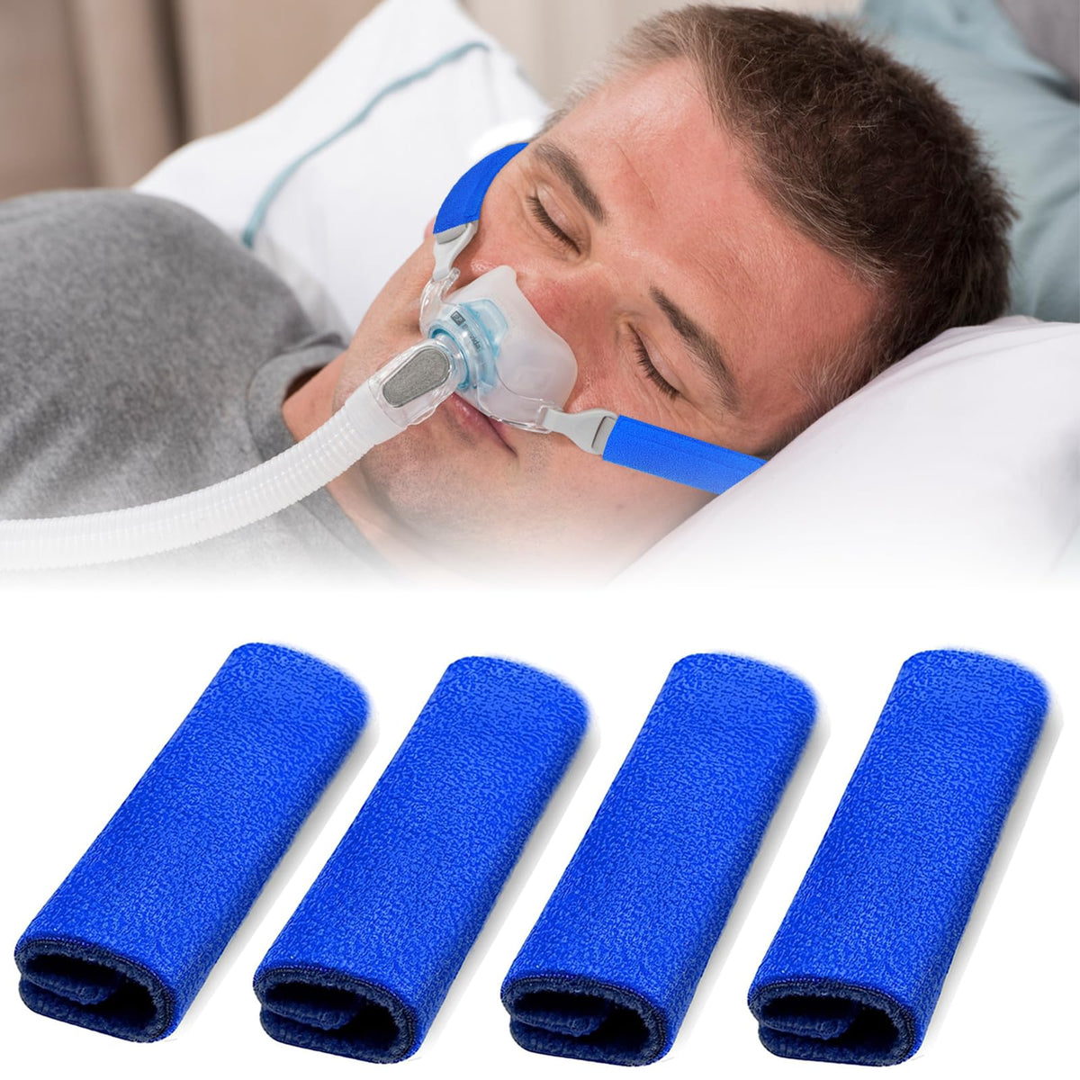 PEPEYYML couvre-sangle CPAP anti friction pour prévenir les irritations.