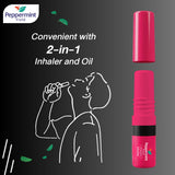 Peppermint Field inhalateur nasal noir, menthol et camphre dans la formule.