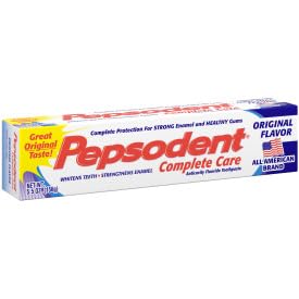 Pepsodent Soin Complet haleine fraîche, sensation durable.