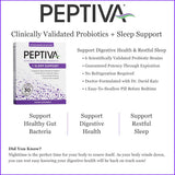Peptiva: capsules Lactobacillus et Bifidobacterium pour le confort intestinal potentiel.
