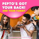 Pepto Bismol: soulagement rapide des nausées et indigestion.