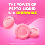 Pepto Bismol: emballage compact pour voyager léger.