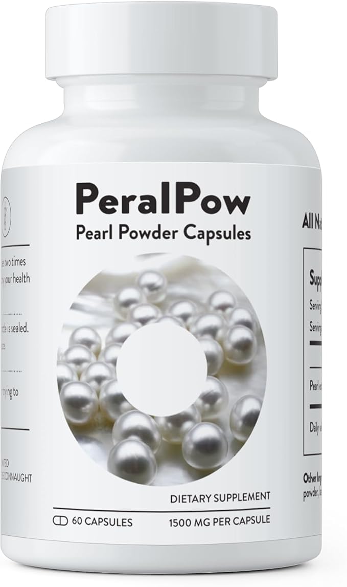 Capsules Peralpow poudre perle 1500mg pour peau et ongles renforcés.
