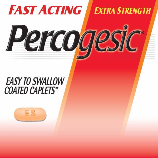 Ingrédients Percogesic: Acétaminophène et Diphenhydramine HCl sur l'étiquette