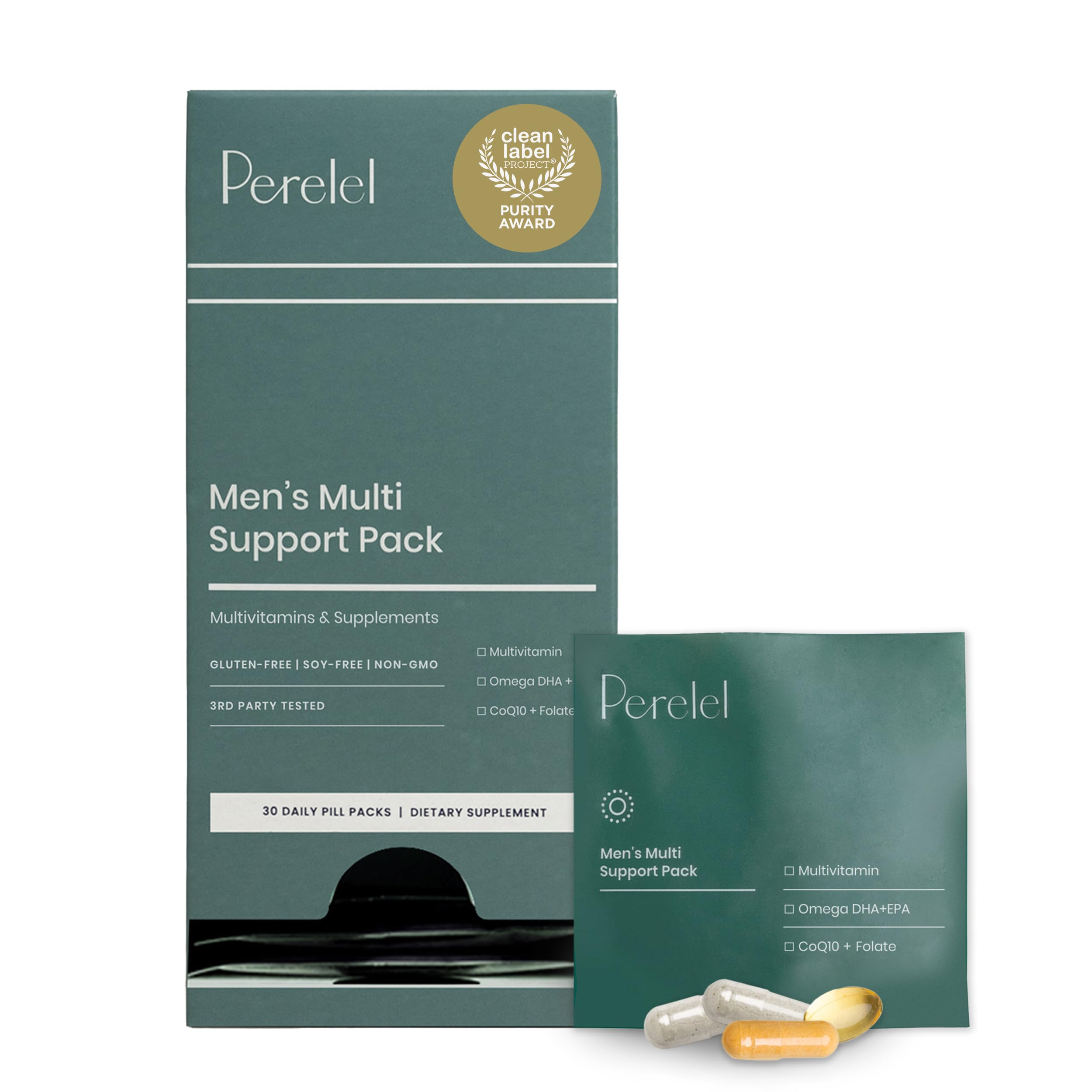 Perelel homme pack quotidien, soutien énergie et vitalité pour la vie active.