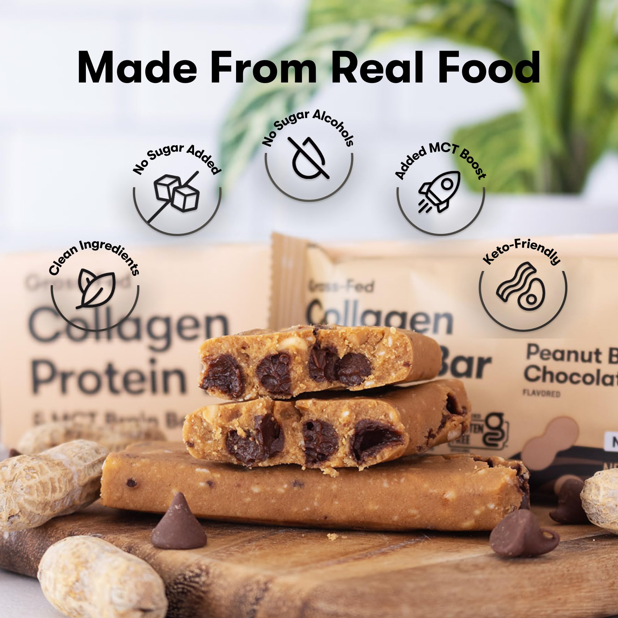 Planche snack prête à consommer après entraînement avec Perfect Keto Collagene