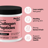Collagène sans lactose et sans gluten Perfect Keto pour petit-déjeuner