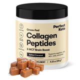 Perfect Keto poudre-collagene-mct se dissout facilement dans boisson chaude ou froide.