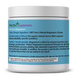 Poudre Magnésium Citrate Perfect se mélange dans l’eau.