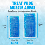 Perfect Remedy compresse gel épaule pliable, enveloppe l’épaule pour soulagement ciblé.